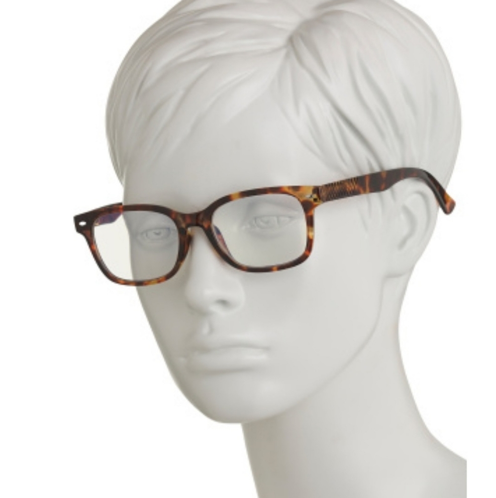 E-specs Unisex Square Blue Light Filtering Glasses